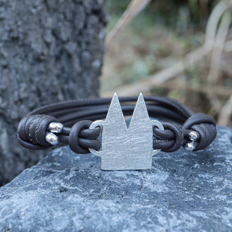 Klüngel-Lederarmband