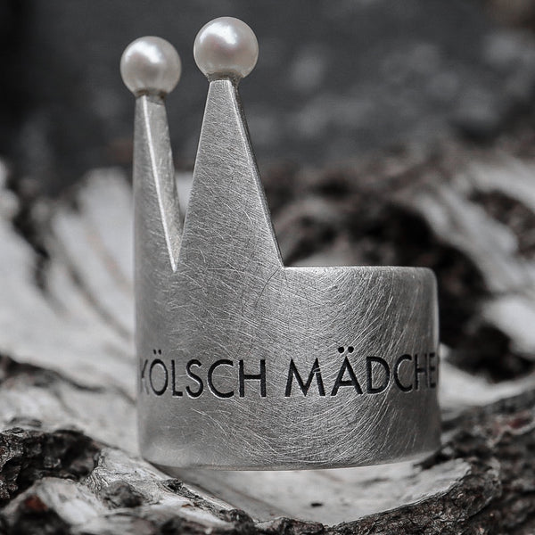 Kölner-Dom Ring KÖLSCH MÄDCHE -L- EINZELSTÜCK