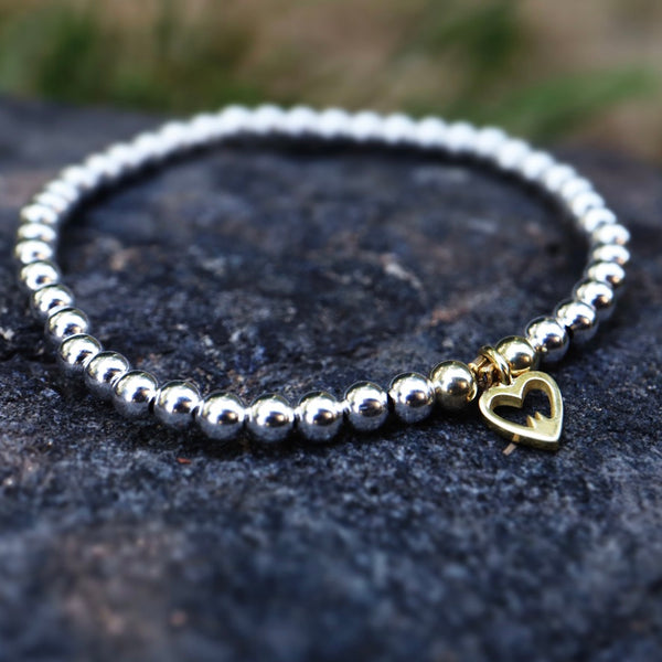 Dom mit Hätz aus 585 Gold Armband aus 925 Silber