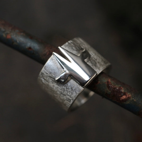 Ring mit Schutzengel 14 mm breit