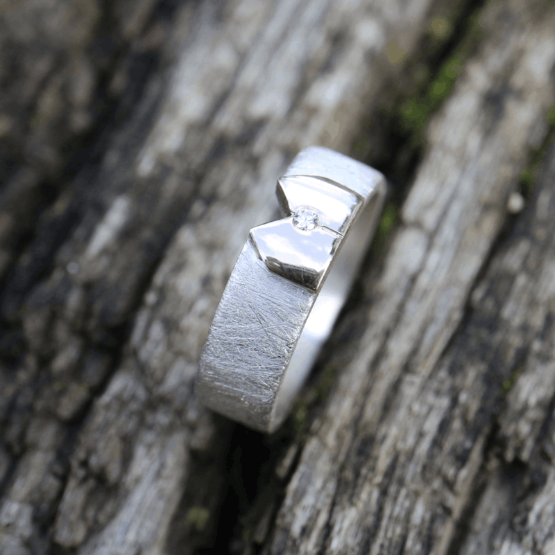 Kölner-Deluxe Ring 585 Weißgold