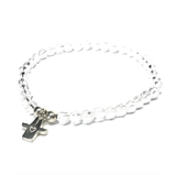 Armband Kölner Dom-Schutzengel mit Bergkristall