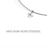 MiNi Kölner-Dom-Schutzengel mit kleinen Rubin (XS)