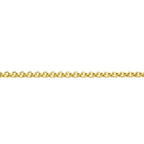 Ankerkette verstellbar 925 Silber vergoldet in Gelbgold