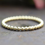 Beisteckring Kugelring 2mm Ø 585 Gelbgold