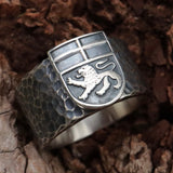 Bonner Deluxe Ring geschwärzt mit Hammerschlag
