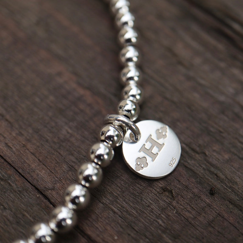 Herz Armband eismatt (L)