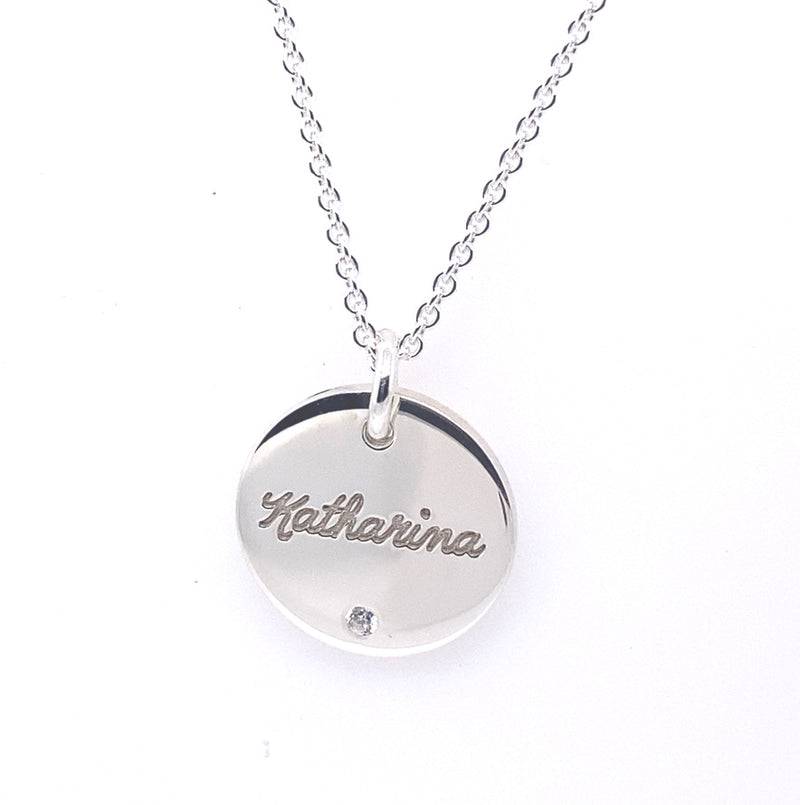 FAMILIENCOLLIER DELUXE ONE mit einem Diamant