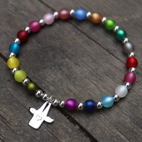 KONFETTI ARMBAND mit Schutzengel (S)