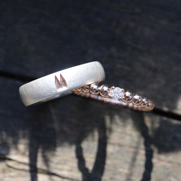 Beisteckring & mit Kölner Dom Ring