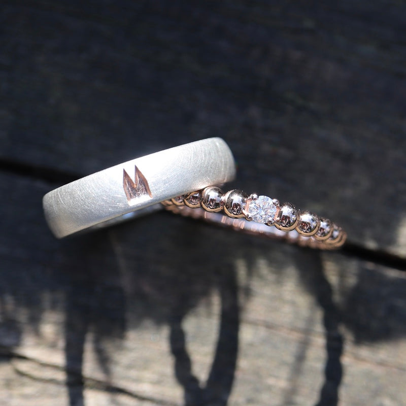 Beisteckring & mit Kölner Dom Ring