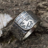 Bonner Deluxe Ring geschwärzt mit Hammerschlag