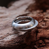 JECK JECK FREUDAY - 60 %  ZWEI EDELSTAHL RINGE EINZELSTÜCK 8 mm breit