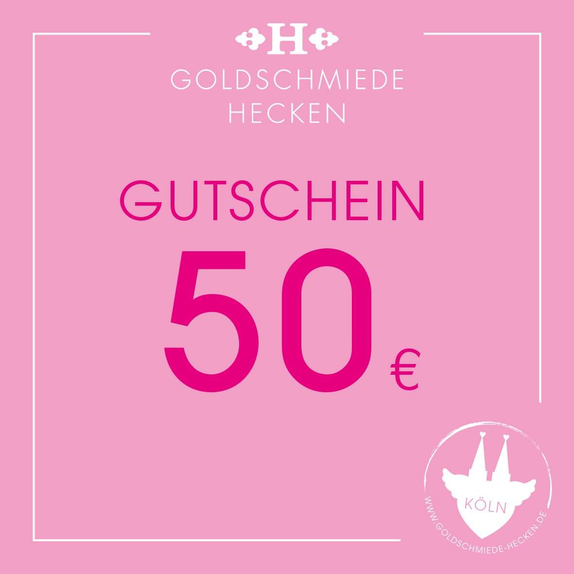 Gutschein 50€ Goldschmiede Hecken