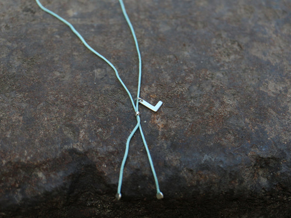 Buchstaben-Nylon-Kette verstellbar