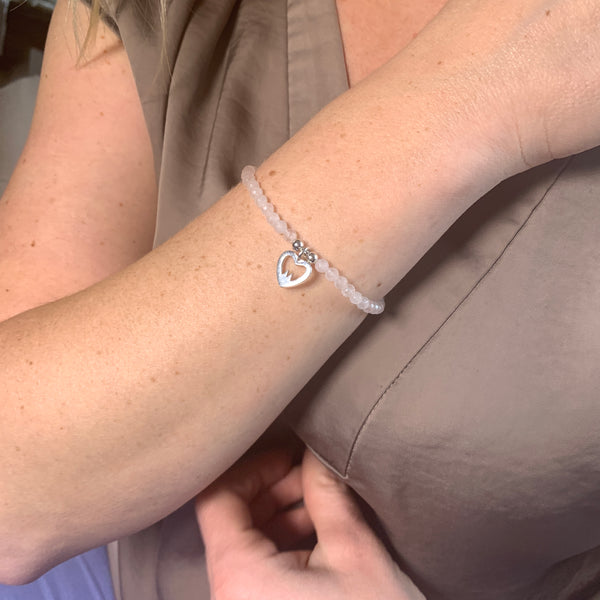 Dom mit Hätz Armband mit Rosenquarz