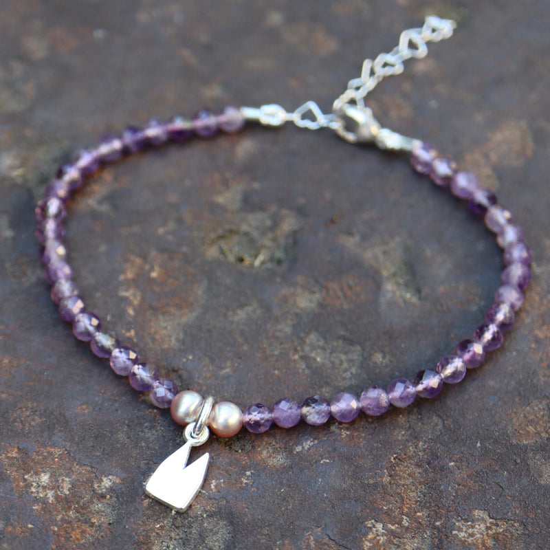 Kölner-Klüngel Armband mit Amethyst