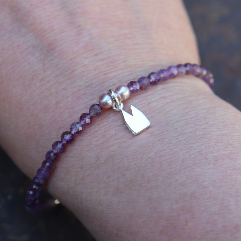 Kölner-Klüngel Armband mit Amethyst