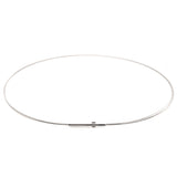 3-reihig Edelstahl Collier FLEXISTRONG