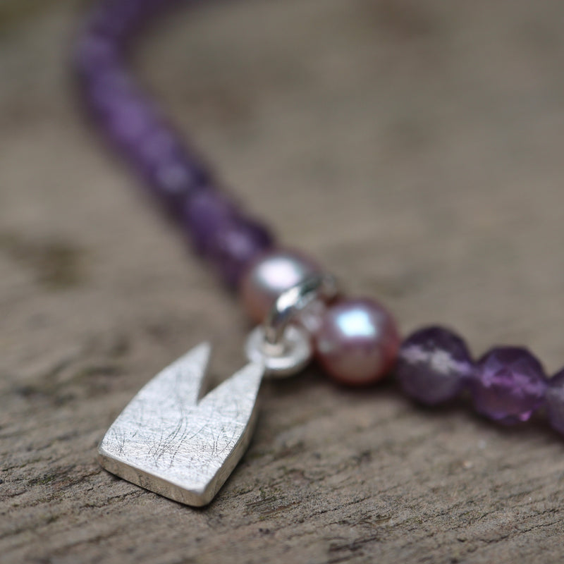 Kölner-Klüngel Armband mit Amethyst