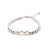 MiNi-Deluxe Armband aus Silber mit drei Zeichen
