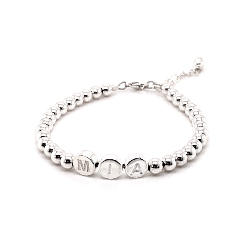 MiNi-Deluxe Armband aus Silber mit drei Zeichen