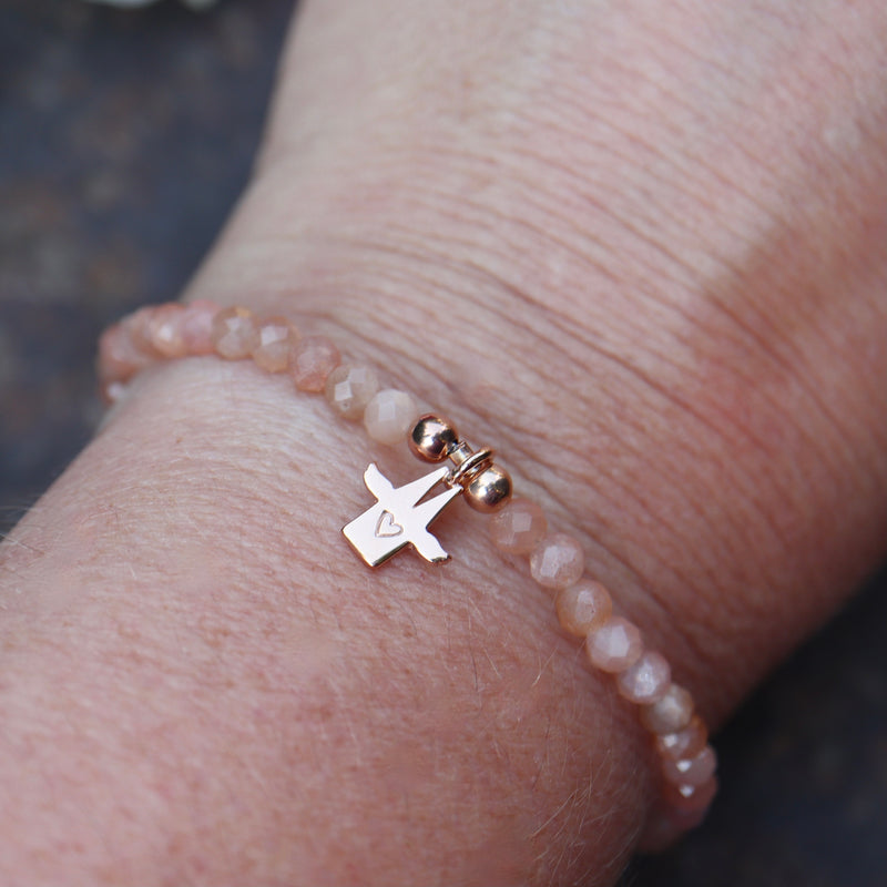 Armband mit Kölner Dom-Schutzengel Sonnenstein