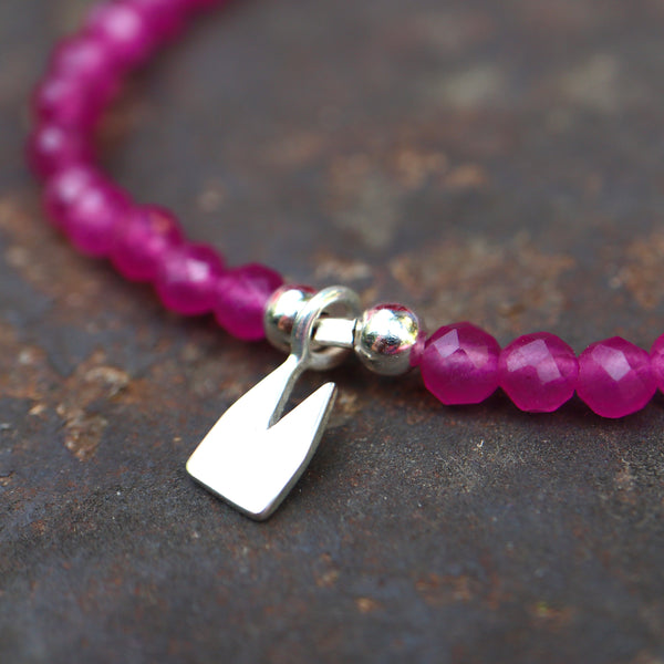 Dom Armband mit Fuchsia Quarz