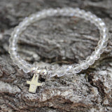 Armband Kölner Dom-Schutzengel mit Bergkristall