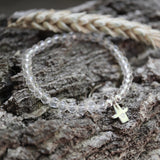 Armband Kölner Dom-Schutzengel mit Bergkristall