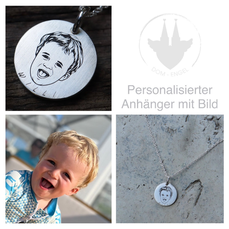 Fotoanhänger mit Fotogravur
