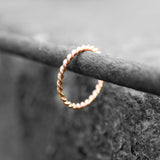 Beisteckring gedreht 1.9 Ø 585 Rotgold