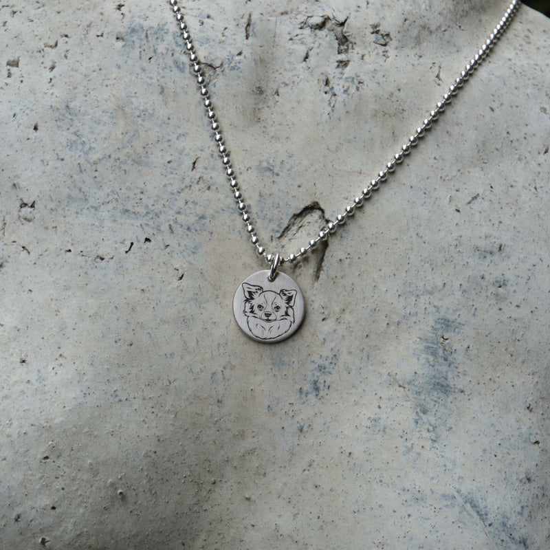 Personalisierte Haustier Halskette für Hund & Katze *Chiwawa*