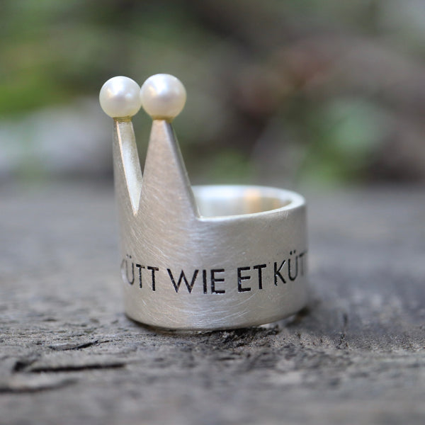 Kölner-Dom Ring -M- ET KÜTT WIE ET KÜTT / EINZELSTÜCK