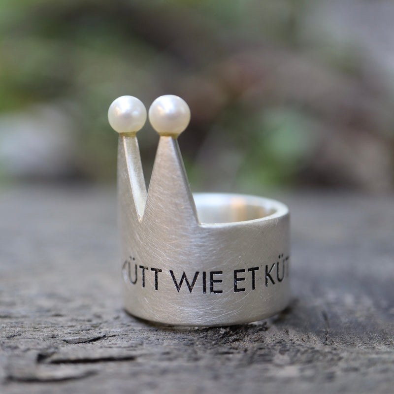 Kölner-Dom Ring -M- ET KÜTT WIE ET KÜTT / EINZELSTÜCK