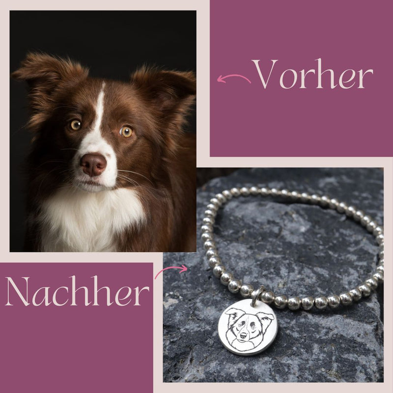 Personalisierte Haustier Armband für Hund & Katze