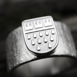 Wappen-Deluxe Ring 8 mm