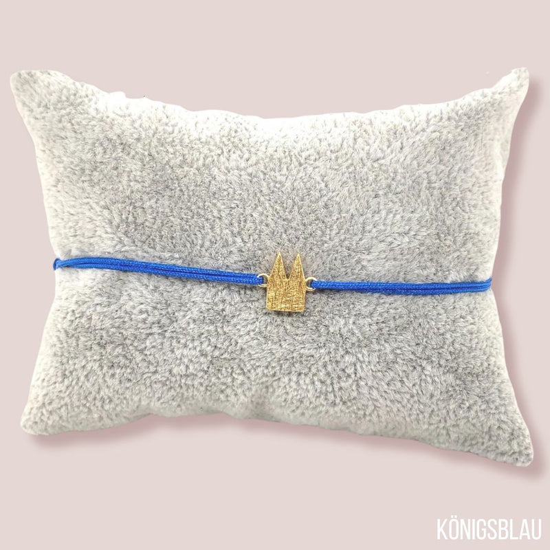 Klüngel-Nylon-Band verstellbar, 585 Gelbgold