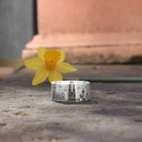 KÖLNER SKYLINE RING MIT DREI DIAMANTEN